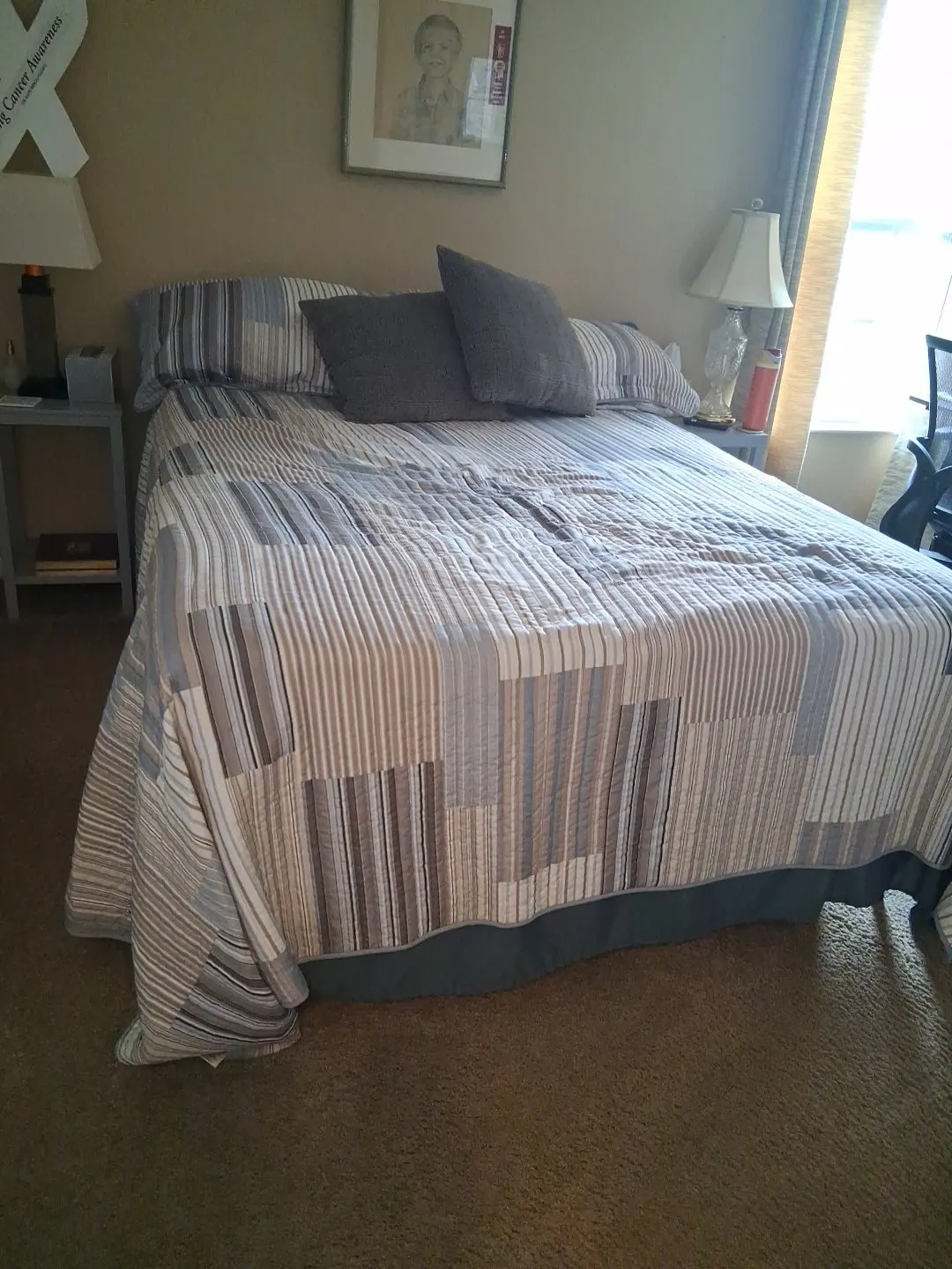 Bedroom after house cleaning