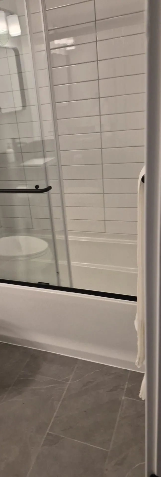 Bathroom cleaned and ready for move-in